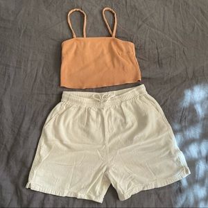 Rudy Jude backyard top and vintage shorts